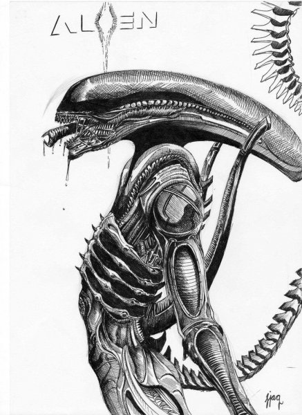 Рисунок чужого