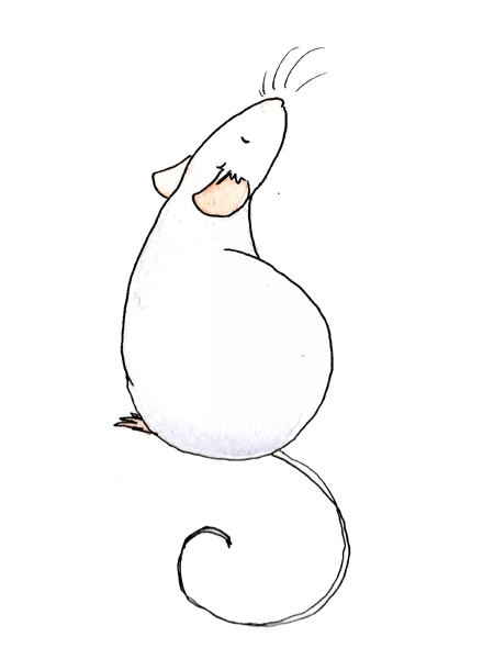 Крыса для срисовки