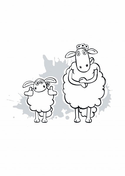Овечка эскиз