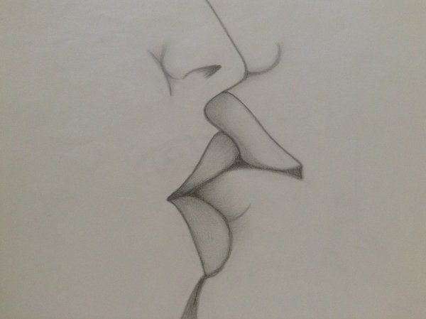 Рисунки карандашом для срисовки про любовь