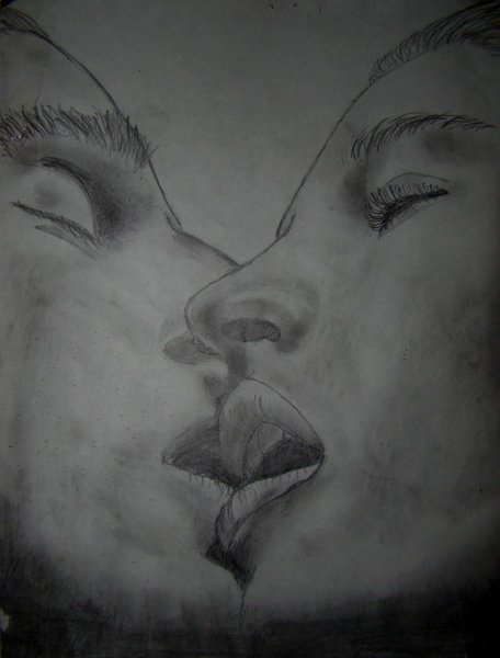 Рисунки карандашом любовь