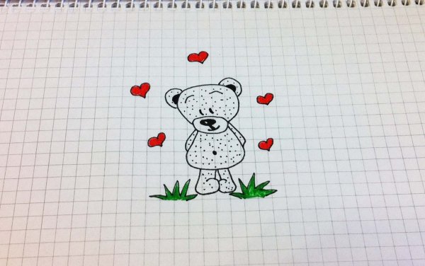 Прикольные рисунки в тетради