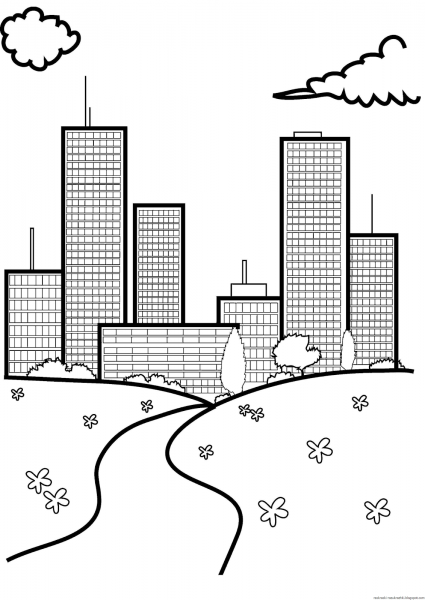 Город схематично