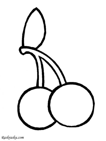 Цветок раскраска для малышей