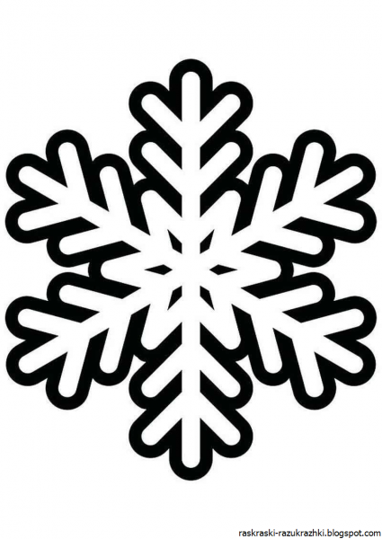 Снежинки для раскрашивания детям
