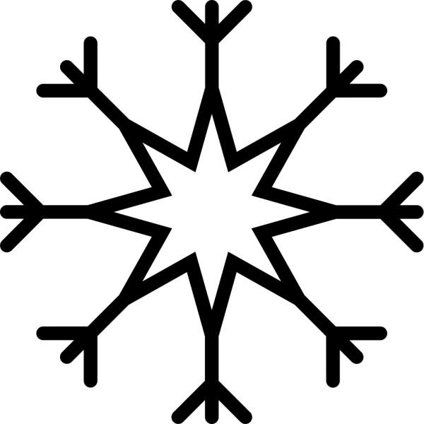 Нарисовать снежинку