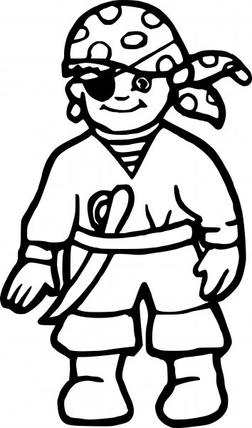 Пиратские раскраски