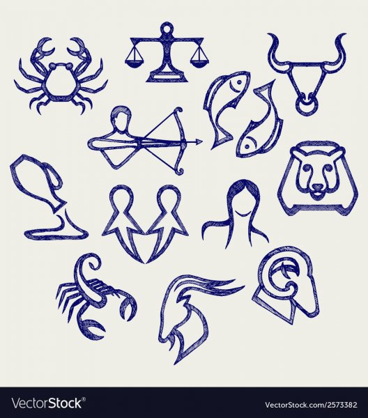 Простые рисунки знаков зодиака