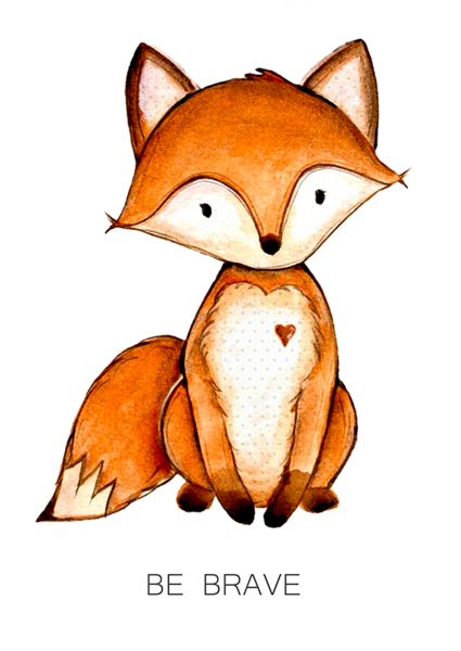 Лисята мультяшные