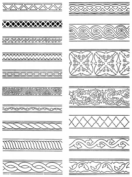 Листочный орнамент