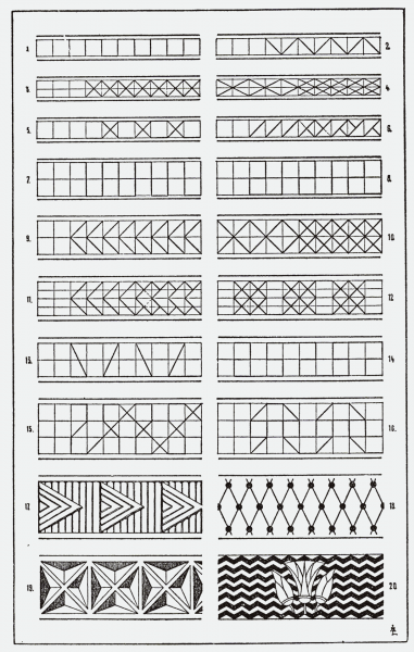 Орнамент линейный геометрический