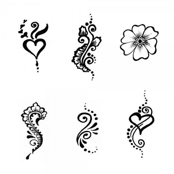 Мехенди узоры для начинающих