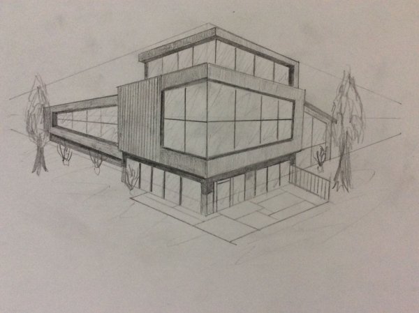 Современная архитектура карандашом