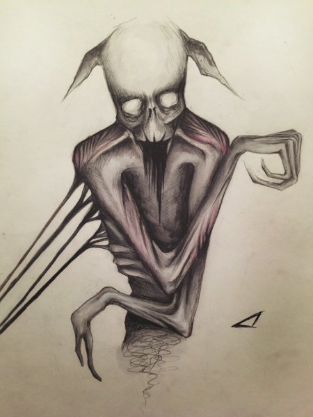 Жуткие рисунки карандашом