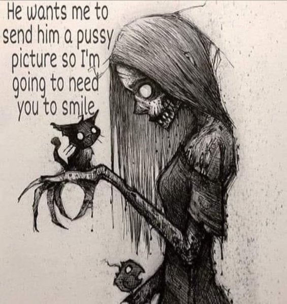 Страшные рисунки для срисовки