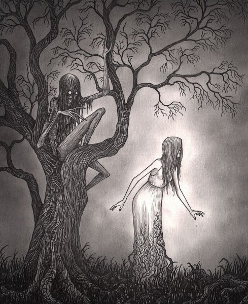 Страшные рисунки для срисовки