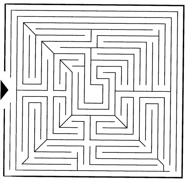 Сложные детские лабиринты