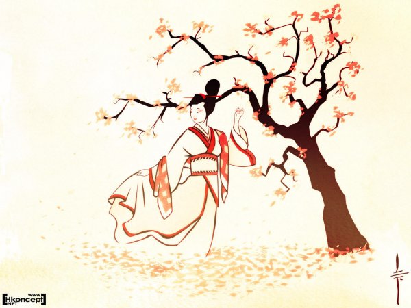 Рисунки в японском стиле простые