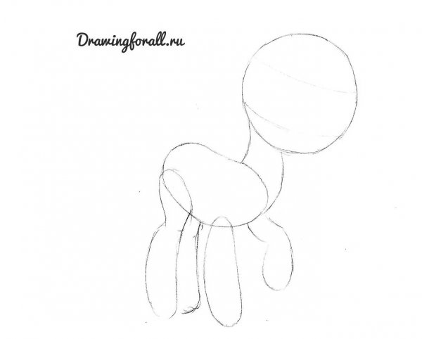 Как нарисовать пони поэтапно карандашом