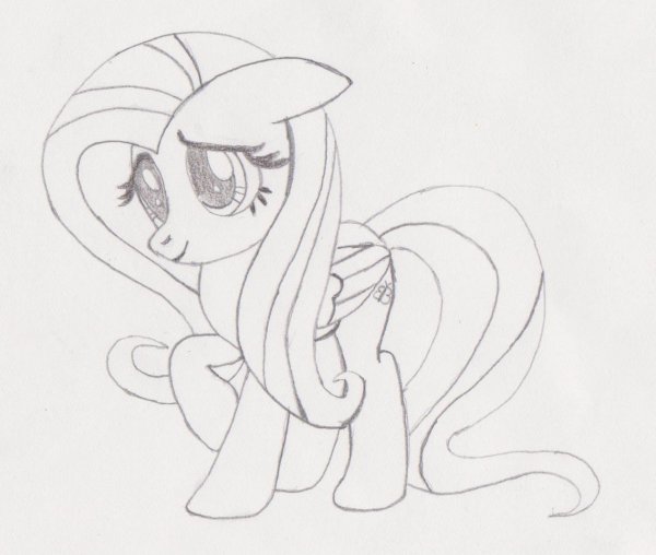 Рисование пони флотер Шай