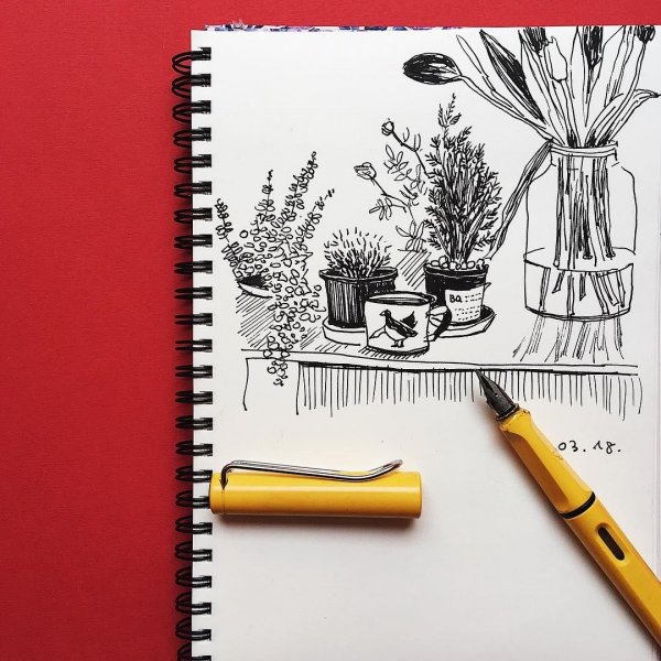 Зарисовки для скетчбука