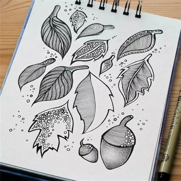 Рисунки для скетчбука простые