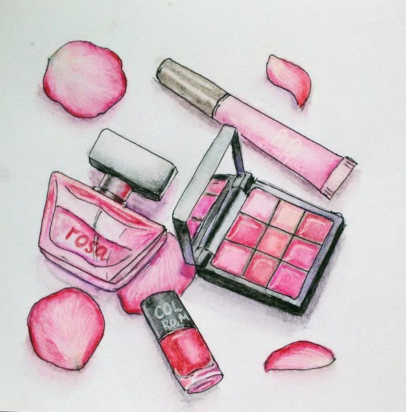 Косметика иллюстрация