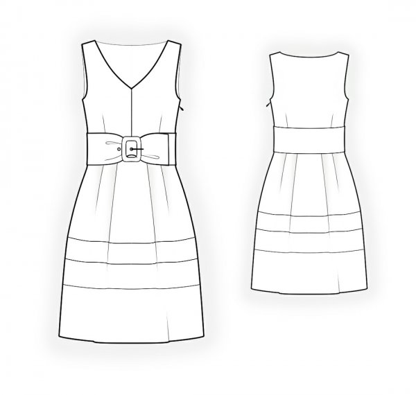 Фасоны платьев для рисования