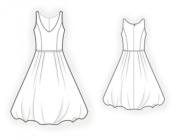 Платья для срисовки