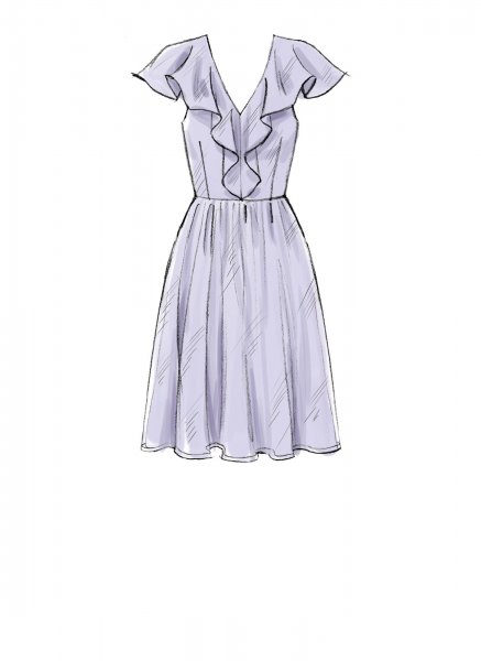 Эскиз летнего платья
