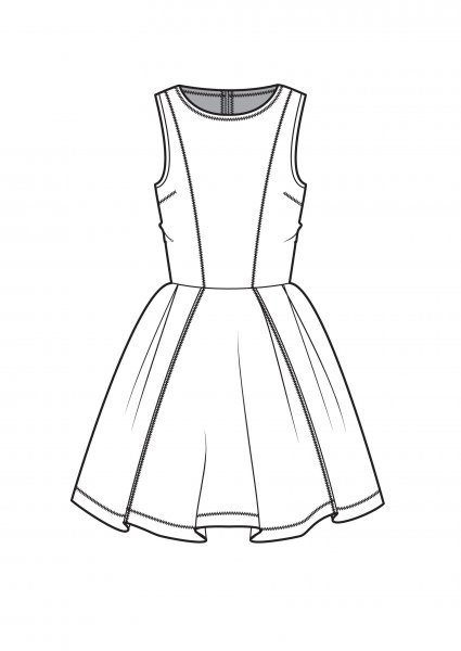 Наброски платьев