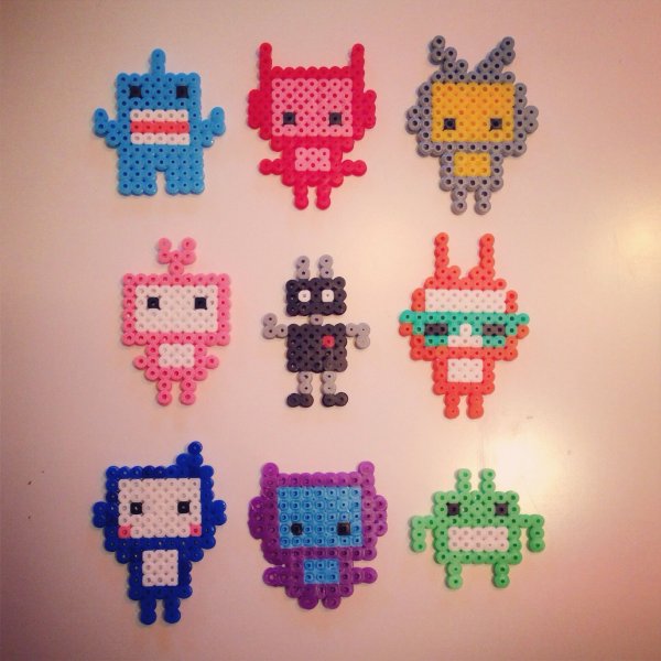 Робот из термомозаики