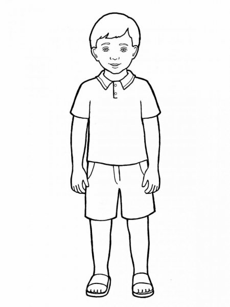 Нарисовать мальчика