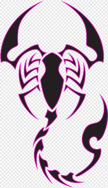 Тату Скорпион трайб ол