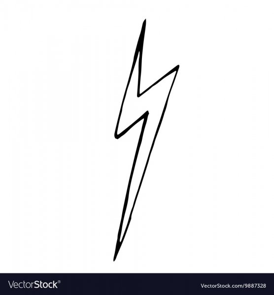 Молния эскиз