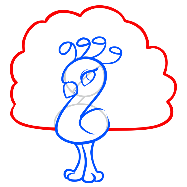 Павлин раскрашенный