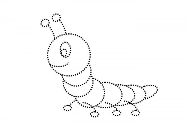 Рисование по точкам для малышей