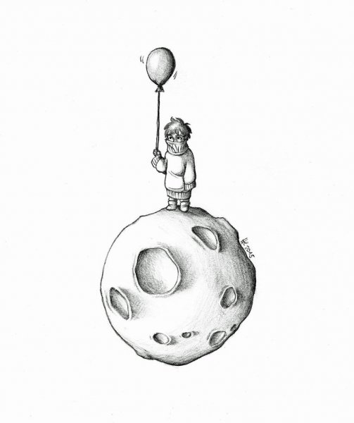 Маленький принц на Луне