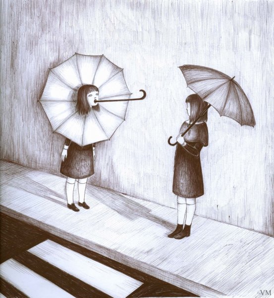 Непонятные рисунки карандашом