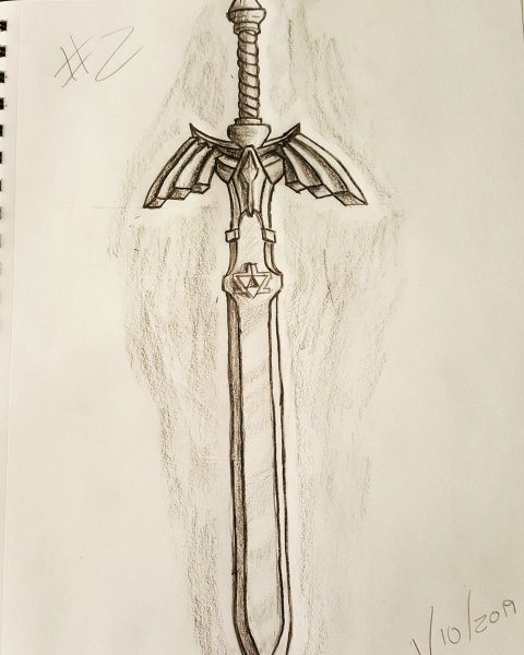 Меч Гриффиндора рисунок