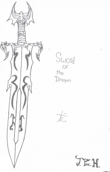 Рисунки легкие мечи