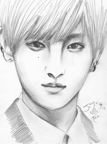 Нарисовать корейца