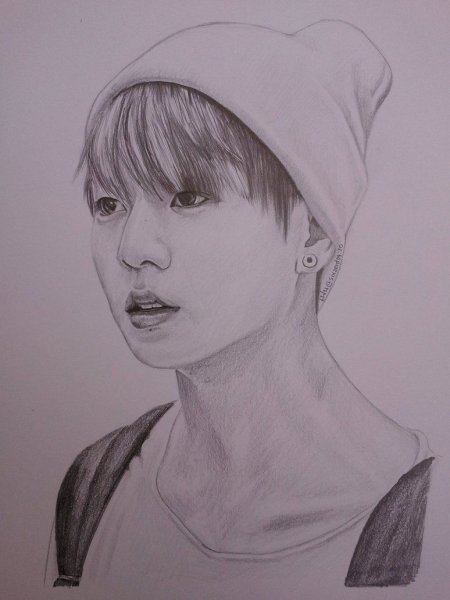 БТС срисовка Чонгука