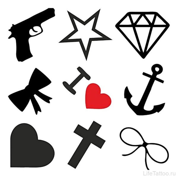 Лëгкие тату