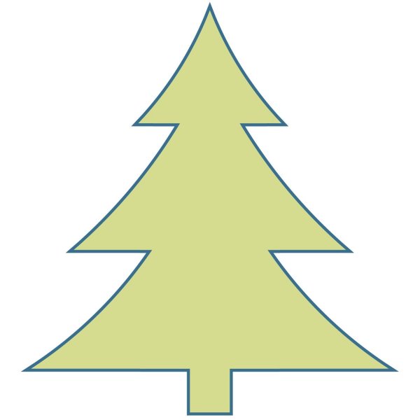 Елочка схематично