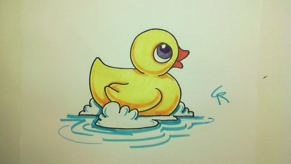 Рисование уточки