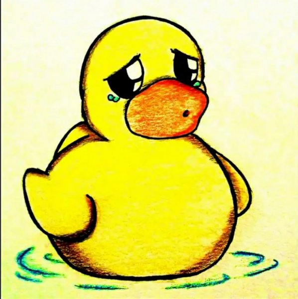 Уточка плачет