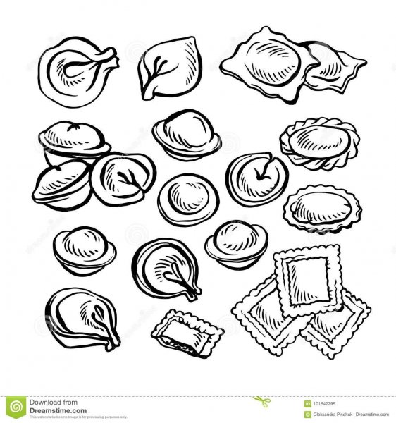 Пельмени вектор