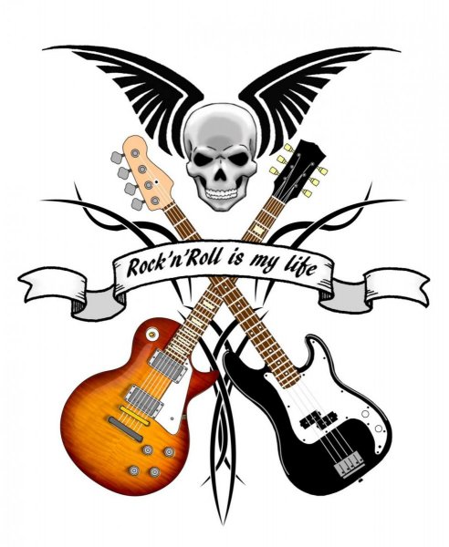 Эскизы рок н ролл