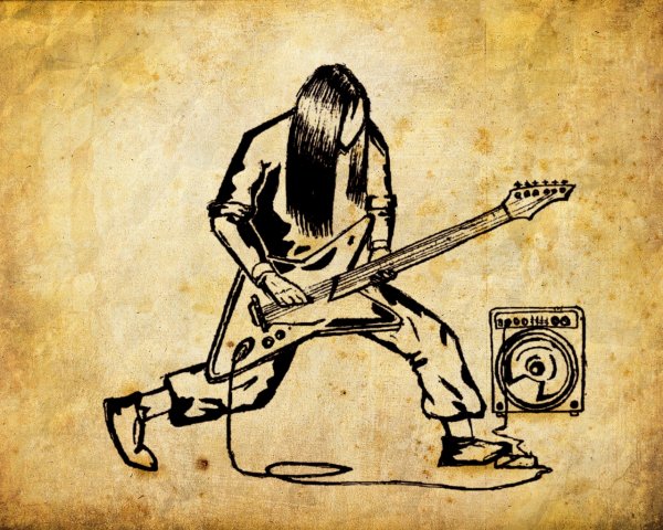 Панк гитарист